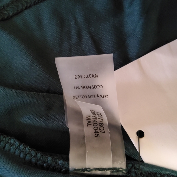 Calvin Klein Floral Velvet Faux Wrap Maxi Dress - Picture 9 of 10